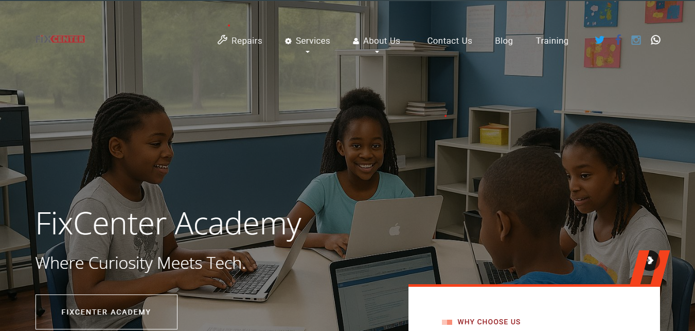 Rhocom Tech website screenshot